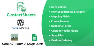 Gửi dữ liệu đăng ký từ Contact Form 7 về Google Sheets