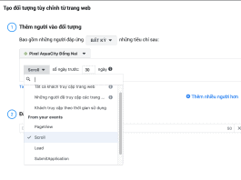Tạo tệp đối tượng xem 50% nội dung Website trên Facebook bằng Google Tag Manager