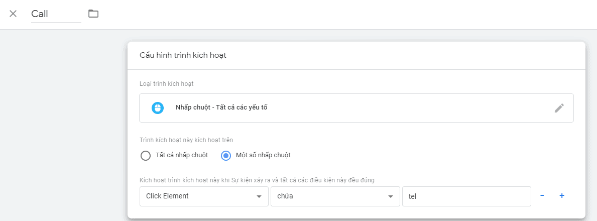 trinh kich hoat call